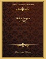 Einige Fragen (1799) 1169540805 Book Cover