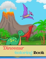 Dinosaur Coloring Book: Jumbo Kids Coloring Book With Dinosaur Fact B095N1K4FZ Book Cover