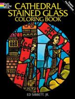 Cathedral Stained Glass Coloring Book 0486240274 Book Cover