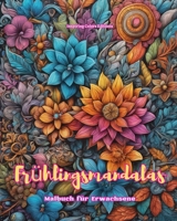 Frühlingsmandalas Malbuch für Erwachsene Anti-Stress-Motive zur Förderung der Kreativität: Mystische Bilder voller Frühlingsleben bringen die Seele ins Gleichgewicht (German Edition) B0CWSG8VGD Book Cover
