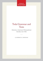 Toda Grammar and Texts (Memoirs of the American Philosophical Society) (English and Dravidian Languages Edition) 0871691558 Book Cover