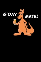 G'day Mate: Graph Paper Journal / Notebook / Diary Gift - 6x9 - 120 pages - Graph Paper - 5mm x 5mm - Matte Cover 1712749889 Book Cover