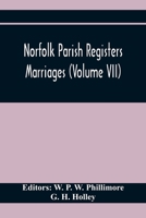 Norfolk Parish Registers. Marriages 9354411665 Book Cover