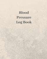 Blood Pressure Log Book: Daily Personal Record and Health Monitor Tracker (includes Heart Rate & Notes) Large Print 1095273507 Book Cover