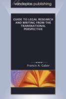 Guide to Legal Research and Writing from the Transnational Perspective 1600420400 Book Cover