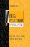 Writing a Research Paper in Political Science 0495092622 Book Cover