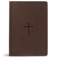 CSB Single-Column Pocket New Testament, Brown LeatherTouch