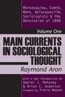 Main Currents in Sociological Thought 0385088043 Book Cover