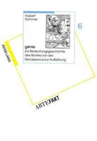 Genie: Zur Bedeutungsgeschichte Des Wortes Von Der Renaissance Zur Aufklaerung 3631330839 Book Cover