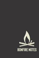 bonfire notes: small lined Camping Notebook / Travel Journal to write in (6'' x 9'') 120 pages 169108798X Book Cover