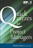 Quick Quizzes for Project Managers 1935589105 Book Cover