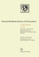 Moderne Methoden und Ergebnisse der Verhaltensforschung bei Tieren. Orientierung der Bienen: Neue Erkenntnisse neue Rätsel: 200. Sitzung am 6. Oktober 1971 in Dusseldorf 3531082183 Book Cover