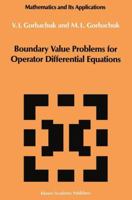 Boundary Value Problems for Operator Differential Equations 940105651X Book Cover