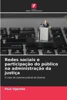 Redes sociais e participação do público na administração da justiça (Portuguese Edition) 6208611431 Book Cover