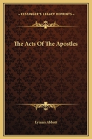 The Acts of the Apostles 1430454954 Book Cover