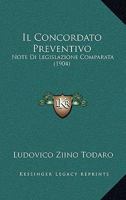 Il Concordato Preventivo: Note Di Legislazione Comparata (1904) 1248686101 Book Cover