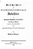 Geschichte der dreihundertj�hrigen jubelfeier 1530631424 Book Cover