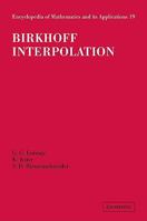 Birkhoff Interpolation 0521104041 Book Cover