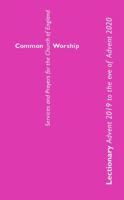 Common Worship Lectionary: Advent 2014 to the Eve of Advent 2015: Large Format 0715123556 Book Cover