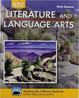 Holt Literature & Language Arts-Mid Sch: Student Edition First Course 0030992877 Book Cover