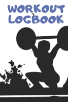 Workout Log Book: Bodybuilding Journal, Fitness Tracker Journal, Fitness Log Book, Gym Log Book For Men & Women, 6 x 9, 120 Pages 1672843375 Book Cover