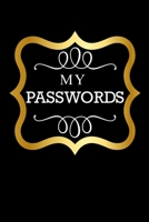 My Passwords: Log for every Password & Things I Can't Remember | Colorful Pages Organizer Log Book for Management of Internet Usernames URL's | ... Online Information Content |  Log Tracker 1670542955 Book Cover