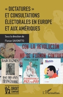 Dictatures" et consultations électorales en Europe et aux Amériques" (Droit Comparé) (French Edition) 2343245894 Book Cover