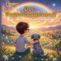 Der Regenbogenweg: Eine einfühlsame Geschichte über Trauer, Trost und Hoffnung – mit Freddy, dem sprechenden Hund. Zum Vorlesen und gemeinsam lesen. (Geschichten mit Freddy) (German Edition) 3694200320 Book Cover