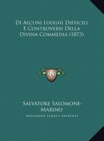 Di Alcuni Luoghi Difficili E Controversi Della Divina Commedia 1144266572 Book Cover