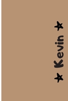 Kevin: Cuaderno Con Portada Personalizada | Diario con 110 Páginas | Regalo Perfecto Para el Colegio, Trabajo o Universidad | Tamaño Mediano 15x22.86 cm (Spanish Edition) 1691784451 Book Cover