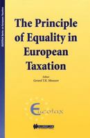 The Principle of Equality in European Taxation: The Principle of Equality in European Taxation 9041196935 Book Cover