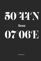 Bonn Notizbuch: Dotgrid Notizblock mit den Koordinaten deiner Stadt! 1700378244 Book Cover