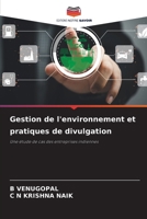 Gestion de l'environnement et pratiques de divulgation (French Edition) 6208500621 Book Cover