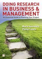 Doing Research in Business and Management: an essential guide to planning your project 0273726412 Book Cover