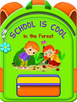 School Is Cool In the Forest: A Colorful Tale to Help Boys and Girls Get Excited About School and Nature 1953652387 Book Cover