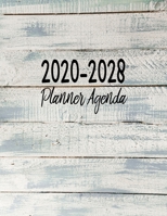 Planner Agenda 2020-2028: 108 Months Calendar Planner … wood cover 1695052412 Book Cover