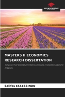 Masters II Economics Research Dissertation 6206411346 Book Cover