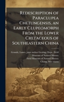 Redescription of Paraclupea Chetungensis, an Early Clupeomorph From the Lower Cretaceous of Southeastern China 1024178951 Book Cover