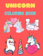 unicorn coloring book: For Kids Ages 4-8, US Edition Coloring Books B08RRBPVZQ Book Cover