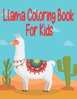 llama coloring book for kids: Llama Llama Coloring Book for ages 3-9 B084DG78XZ Book Cover