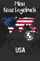 Mein Reisetagebuch USA: Reisejournal für den Urlaub - inkl. Packliste & Checkliste | Erinnerungsbuch für Sehenswürdigkeiten & Ausflüge | Notizbuch als Geschenk, Abschiedsgeschenk (German Edition) 1675520577 Book Cover