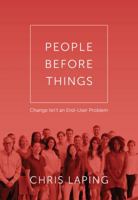 People Before Things 0997368004 Book Cover