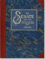 Senate, 1789-1989, V. 1: Addresses on the History of the United States Senate (U.S. Senate Bicentennial Publication) 0160063914 Book Cover