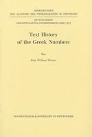 Text History of the Greek Numbers 3525824114 Book Cover
