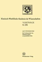 Die Verfasserschaft Des Waltharius Epos Aus Sprachlicher Sicht 3531072366 Book Cover