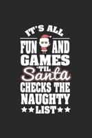 Notebook: Anti Xmas Santa List Ugly Christmas Gifts 120 Pages, 6X9 Inches, Graph Paper 1677410213 Book Cover