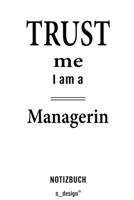Notizbuch f�r Manager / Managerin: Originelle Geschenk-Idee [120 Seiten kariertes blanko Papier] 1695330501 Book Cover