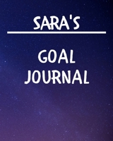 Sara's Goal Journal: 2020 New Year Planner Goal Journal Gift for Sara / Notebook / Diary / Unique Greeting Card Alternative 1676831711 Book Cover
