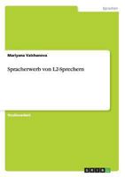 Spracherwerb von L2-Sprechern 3656389519 Book Cover