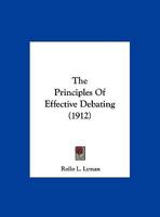 The Principles Of Effective Debating 1169646409 Book Cover